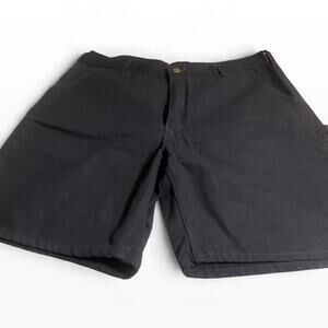 Vtg Carhartt Men's Black Bermuda Carpenter Short Size 38 100% Cotton Made in USA